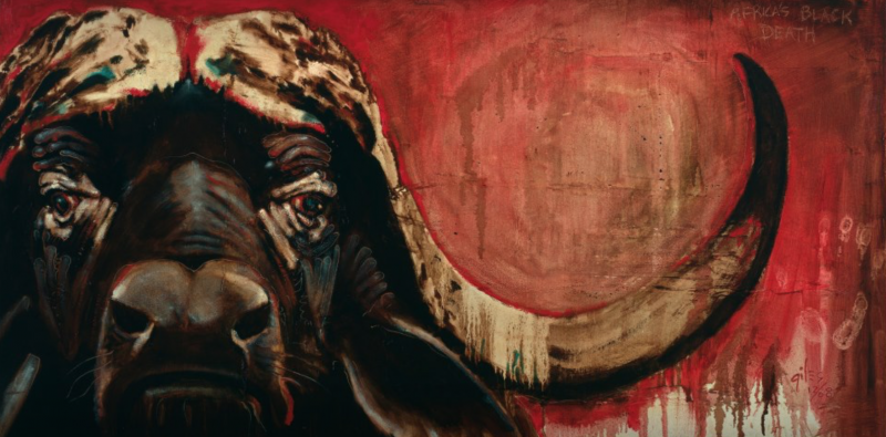 AFRICA'S BLACK DEATH by artist DOUG GILES